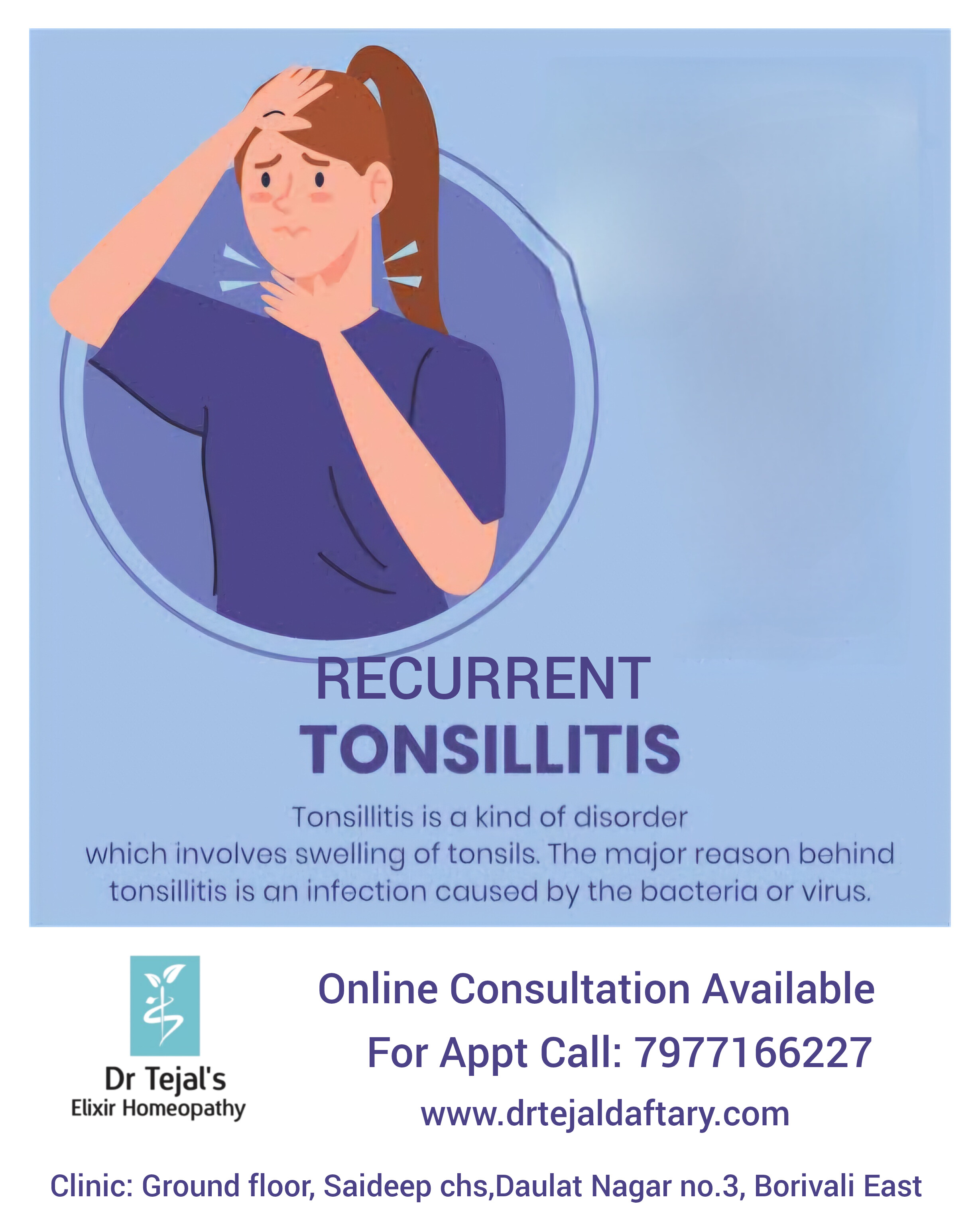 HOMEOPATHY FOR RECURRENT TONSILLITIS